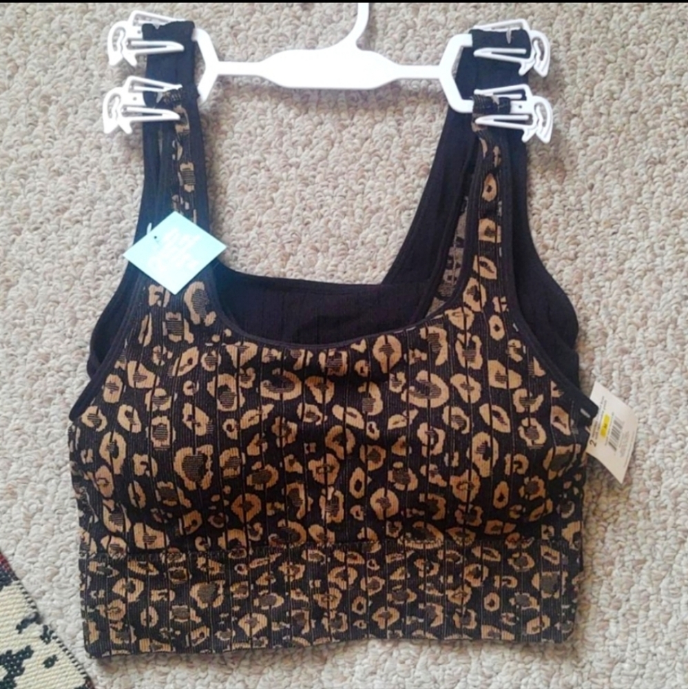 LA LA Intimates 2Pk Animal Print Bras